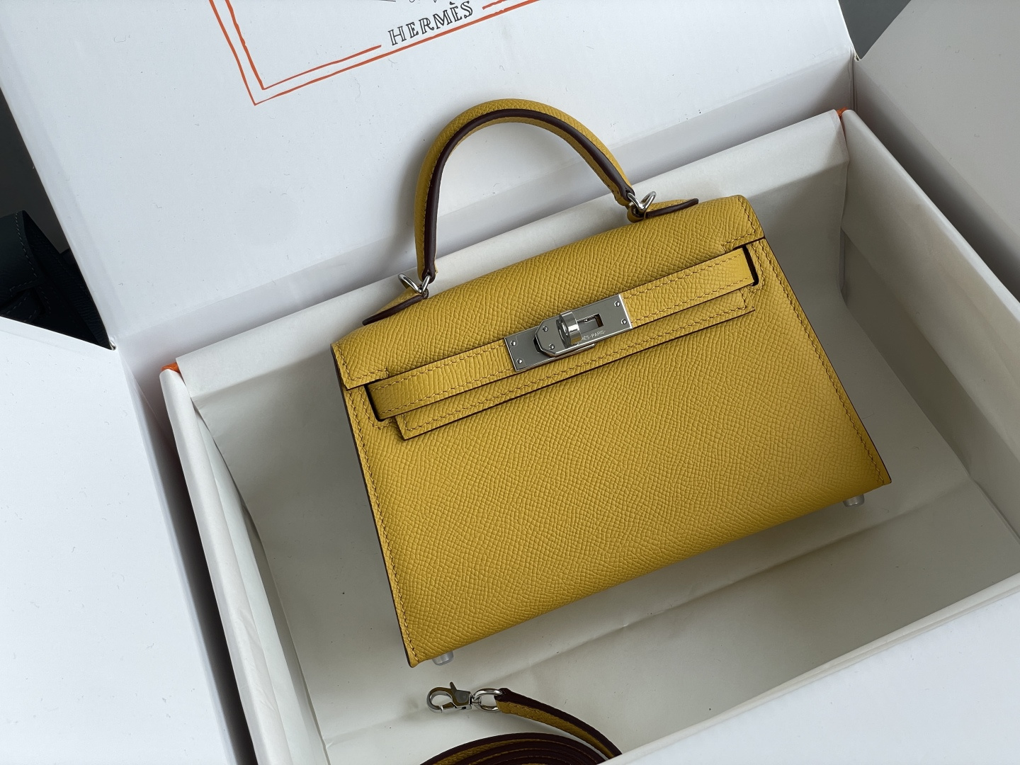 1:1 Replica Hermes bag 𝗠𝗶𝗻𝗶 𝗸𝗲𝗹𝗹𝘆 second generation — Premium Replica
