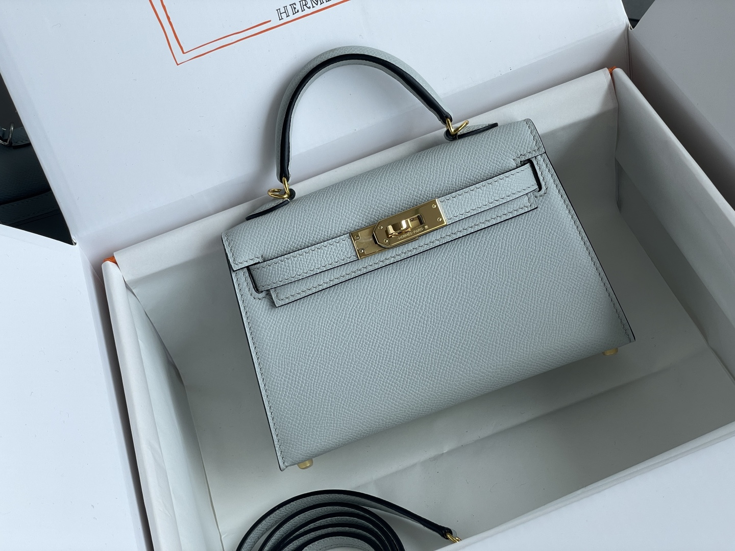 1:1 Replica Hermes bag 𝗠𝗶𝗻𝗶 𝗸𝗲𝗹𝗹𝘆 second generation — Premium Replica