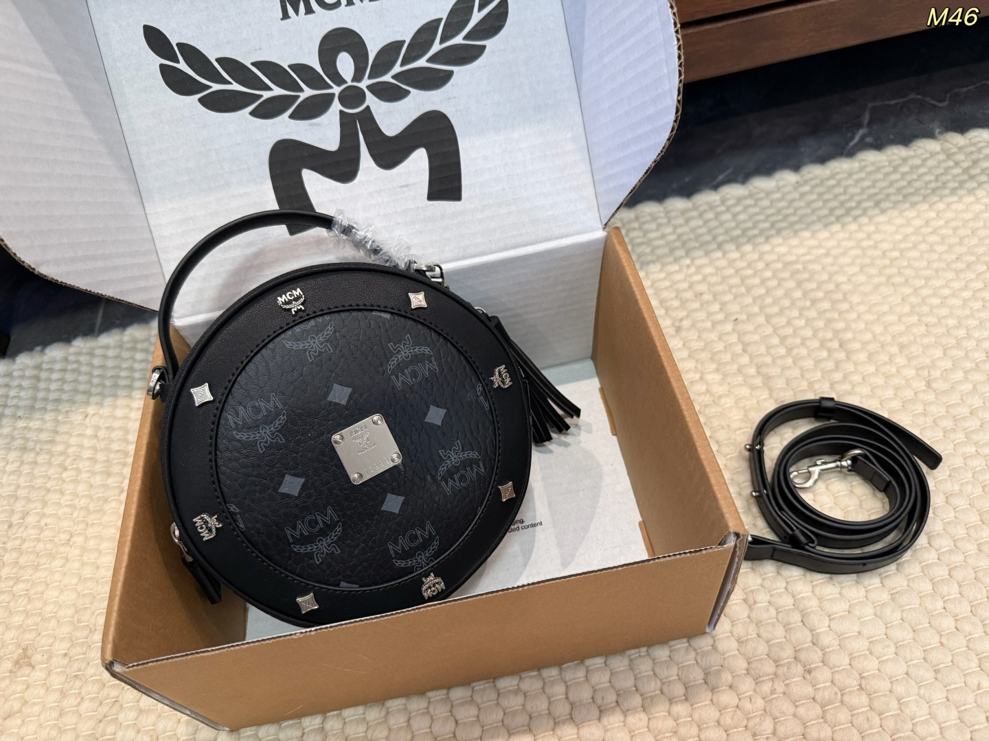1:1 Replica MCM bag Airplane box — 1:1 Replica