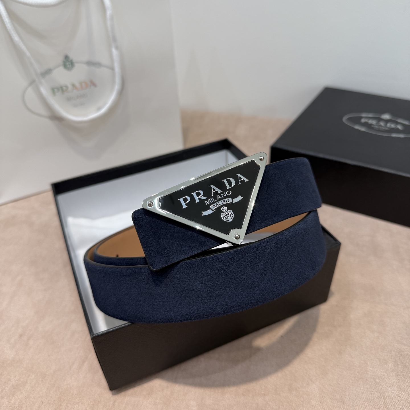 1:1 Replica Prada belt PRADA 3.4cm — Premium Replica