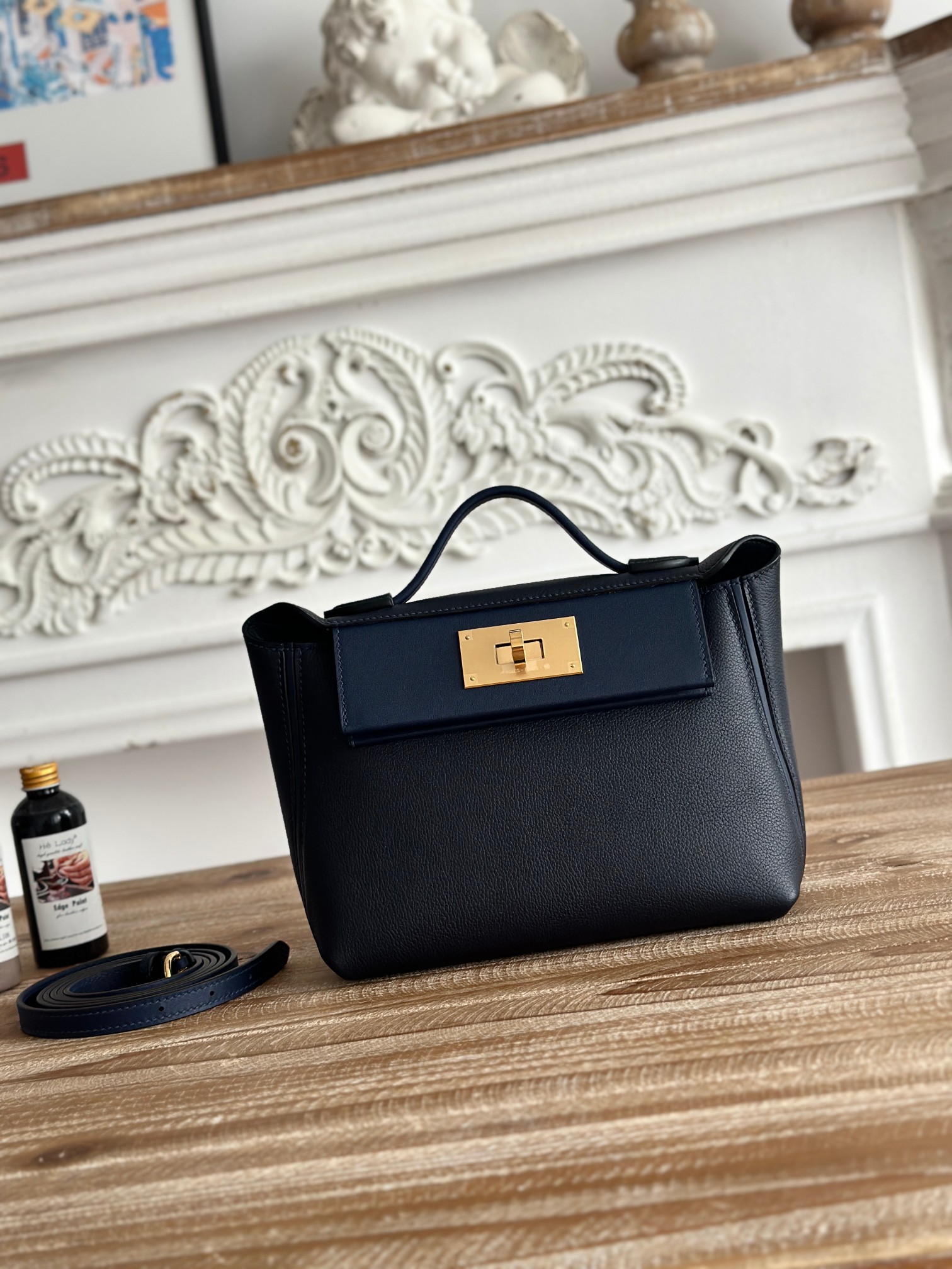 1:1 Replica Hermes bag Half hand sewing mini 2424 — Premium Replica