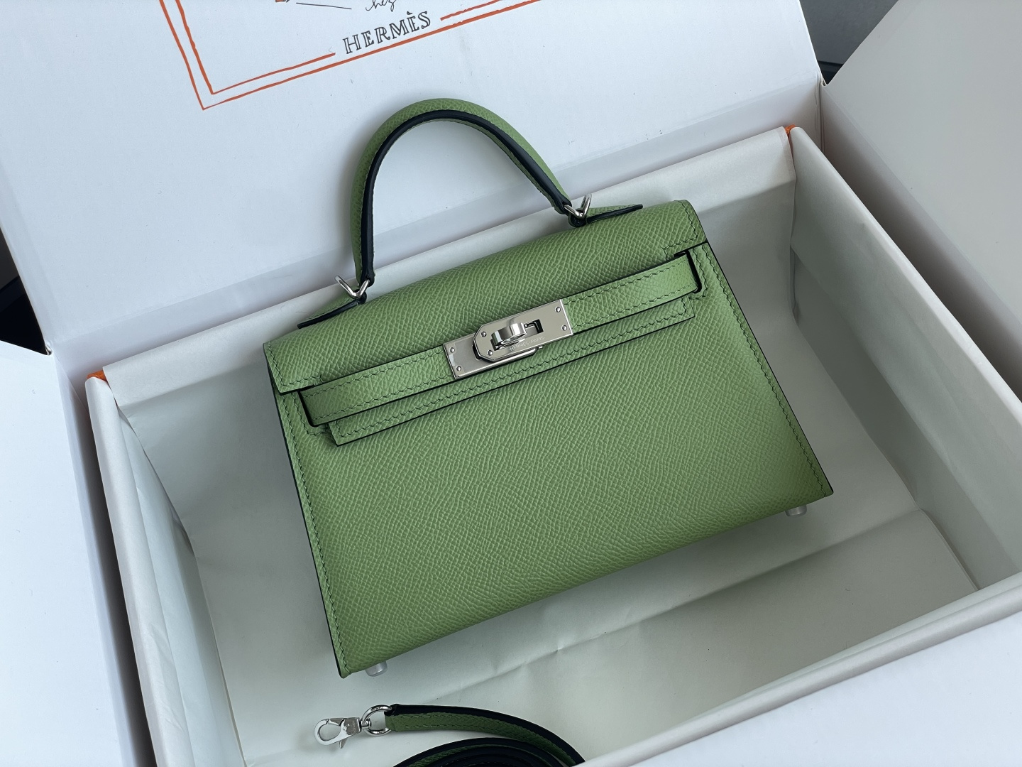 1:1 Replica Hermes bag 𝗠𝗶𝗻𝗶 𝗸𝗲𝗹𝗹𝘆 second generation — 1:1 Replica