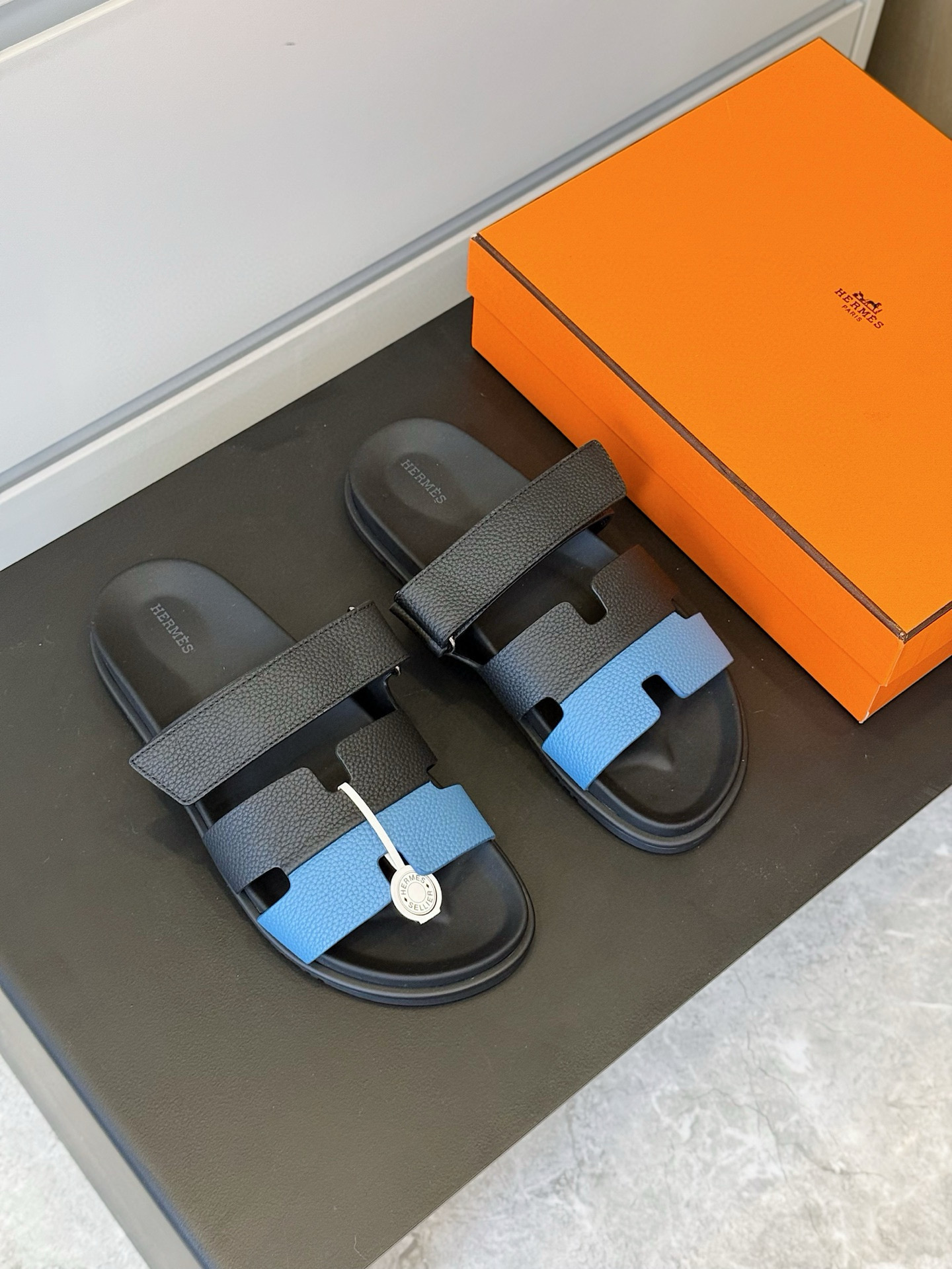 1:1 Replica Hermes shoe HERMES Chypre Series — AAA Quality Replica