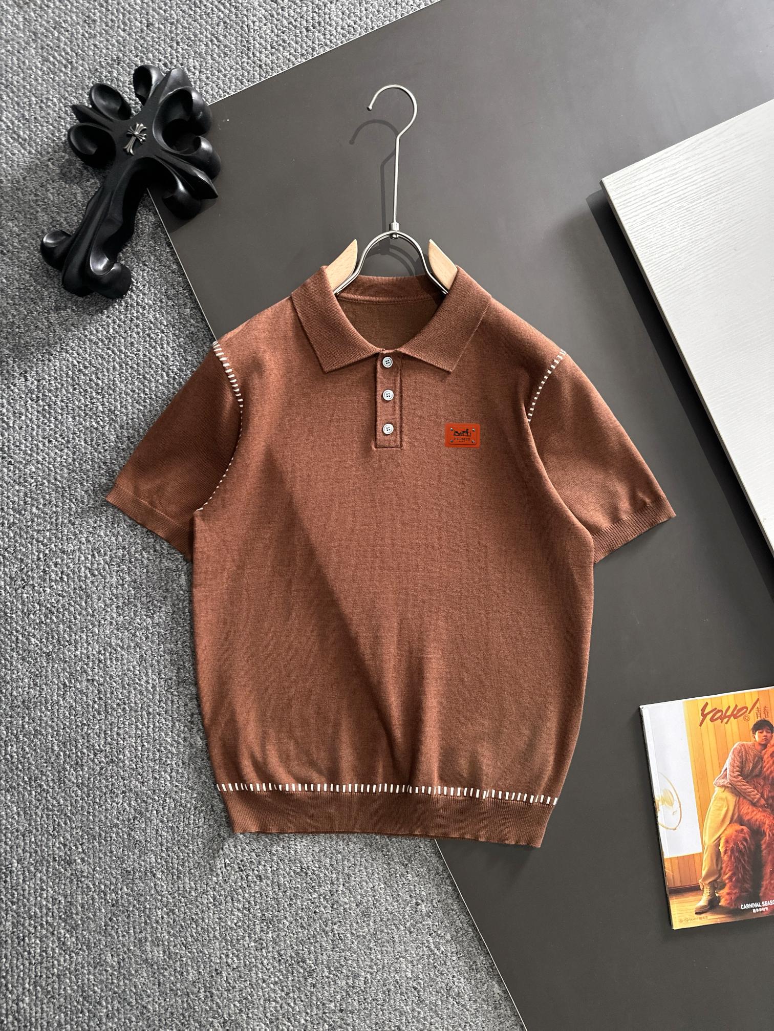 1:1 Replica Hermes Men Hermes 2026 polo — AAA Quality Replica