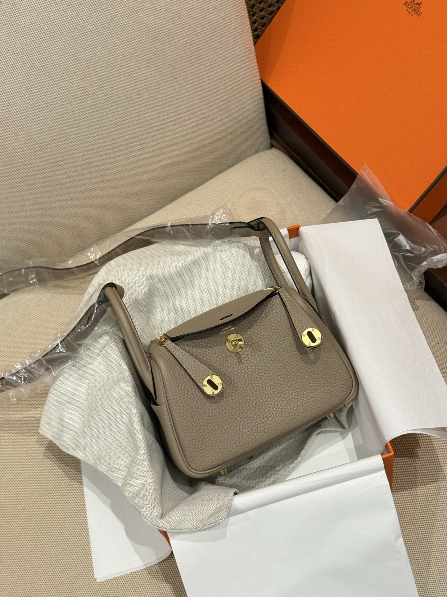 1:1 Replica Hermes bag Lindy mini TC — AAA Quality Replica