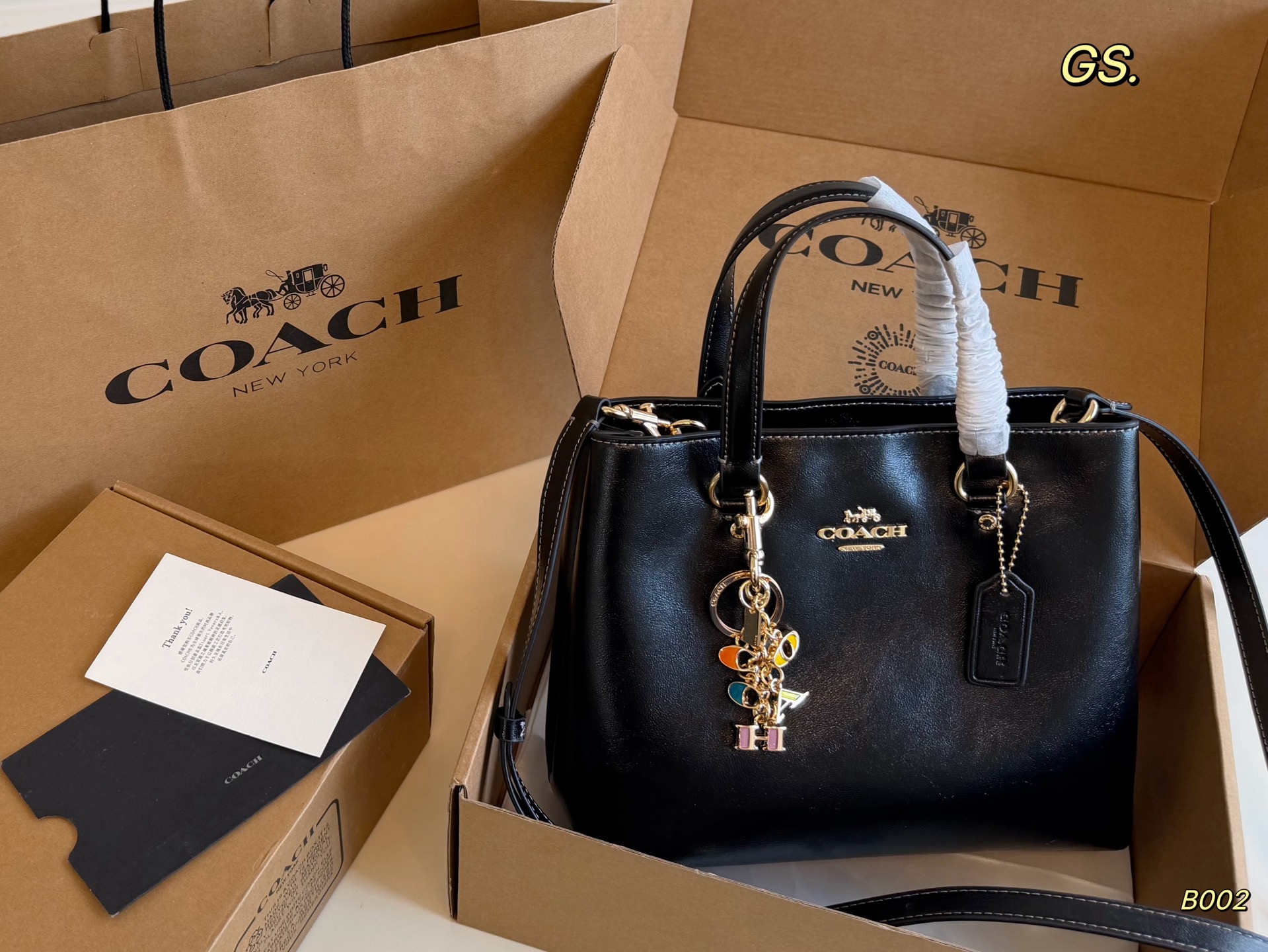 1:1 Replica COACH bag (Airplane box Pendant) — Premium Replica