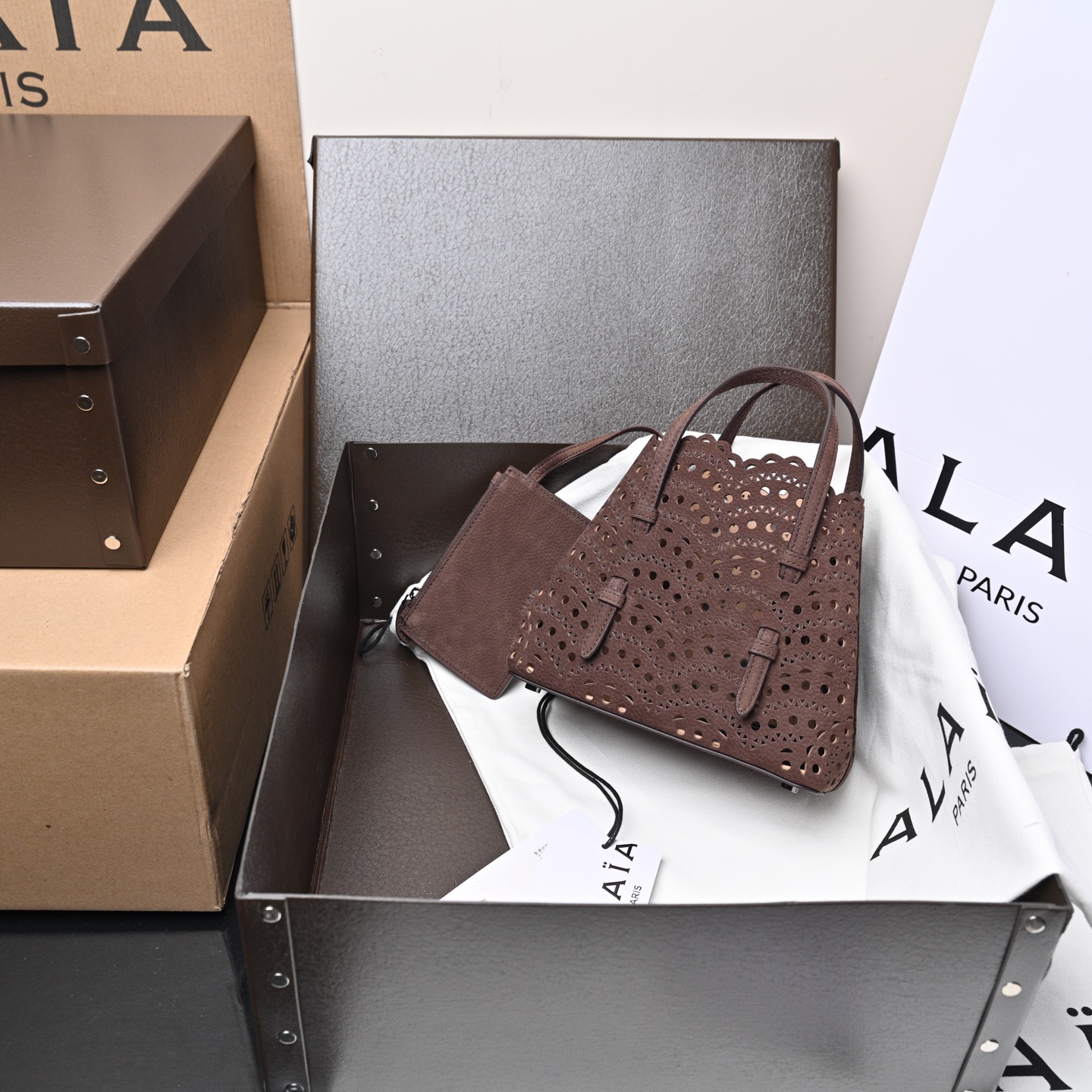 1:1 Replica Burberry bag ALAÏ@Small Hollow Bag Complete Packaging — AAA Quality Replica