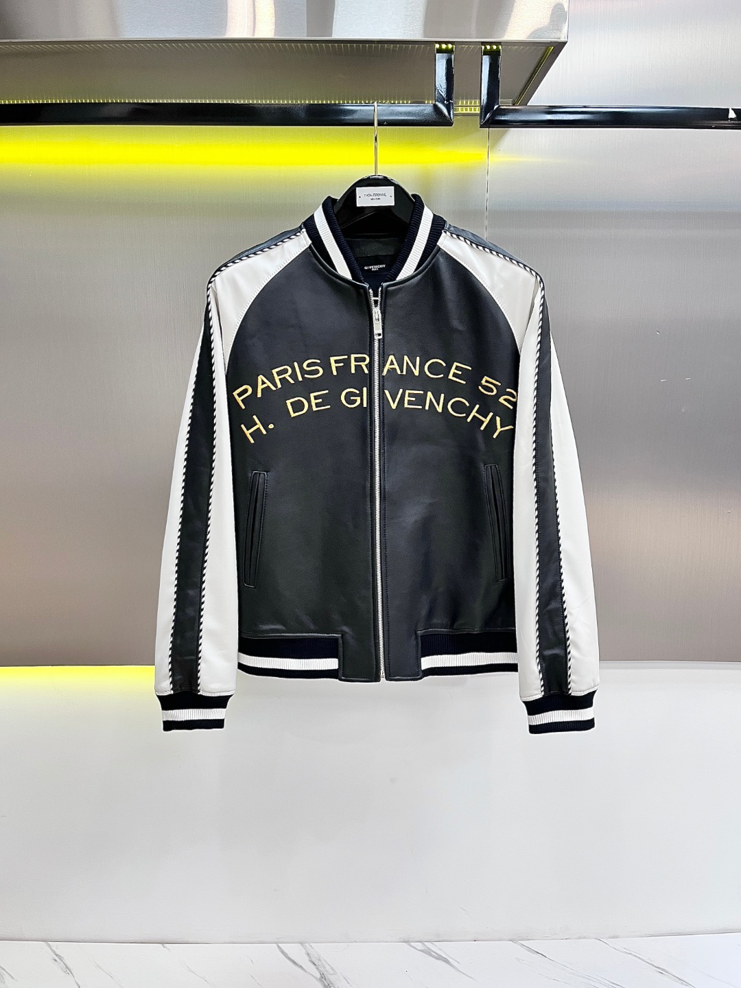 1:1 Replica GVC men Leather jacket-. Brand: Givenchy — AAA Quality Replica