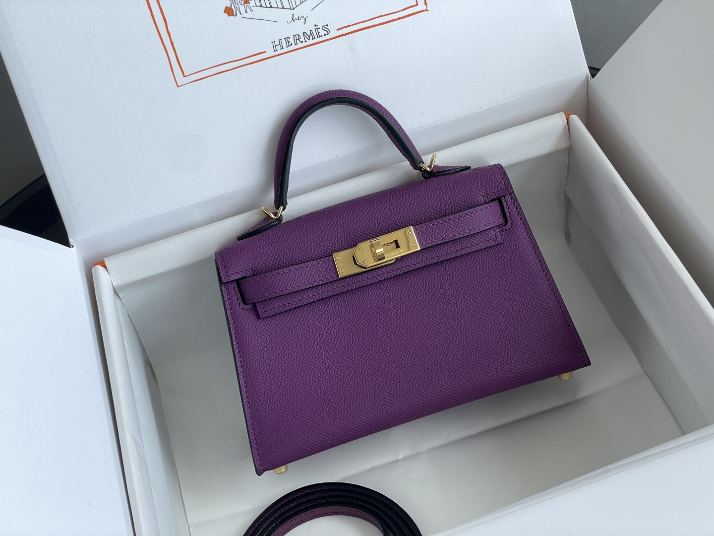 1:1 Replica Hermes bag 𝗠𝗶𝗻𝗶 𝗸𝗲𝗹𝗹𝘆 second generation — 1:1 Replica For Sale