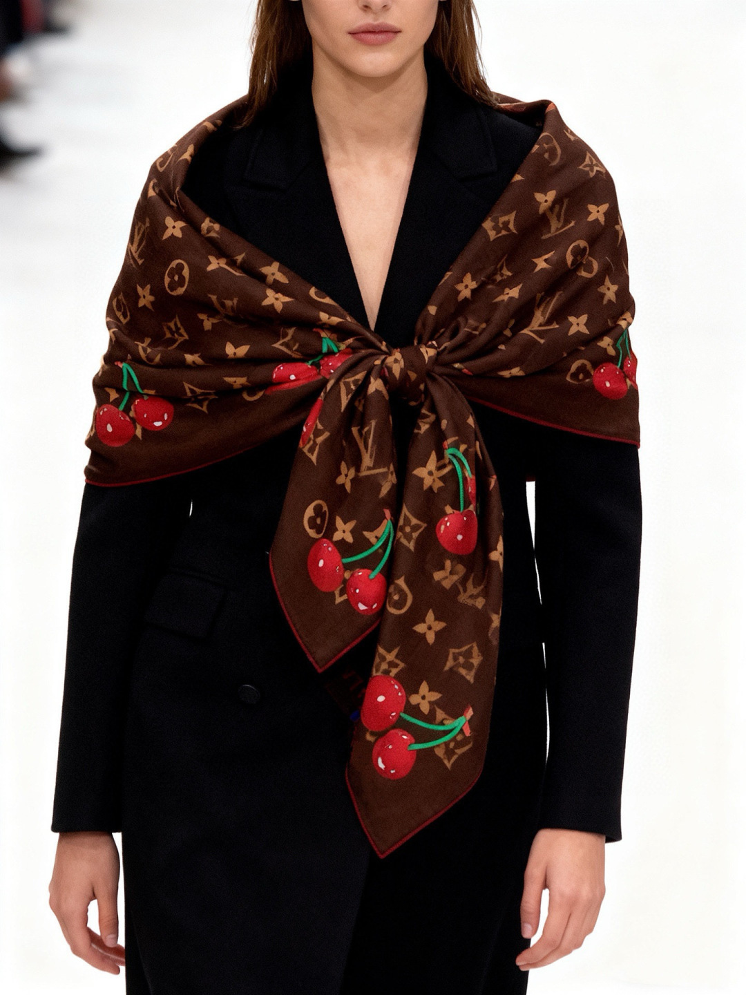 1:1 Replica LV scarf LV X TM MONOGRAM — 1:1 Replica