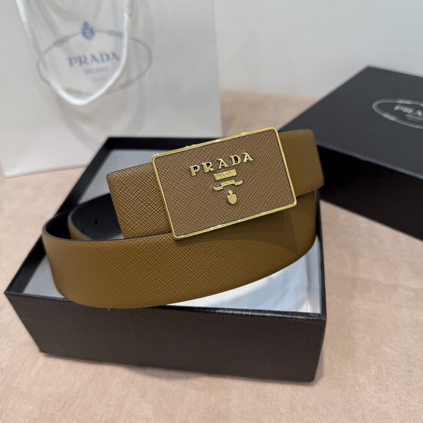 1:1 Replica Prada belt PRADA 3.4cm — Premium Replica