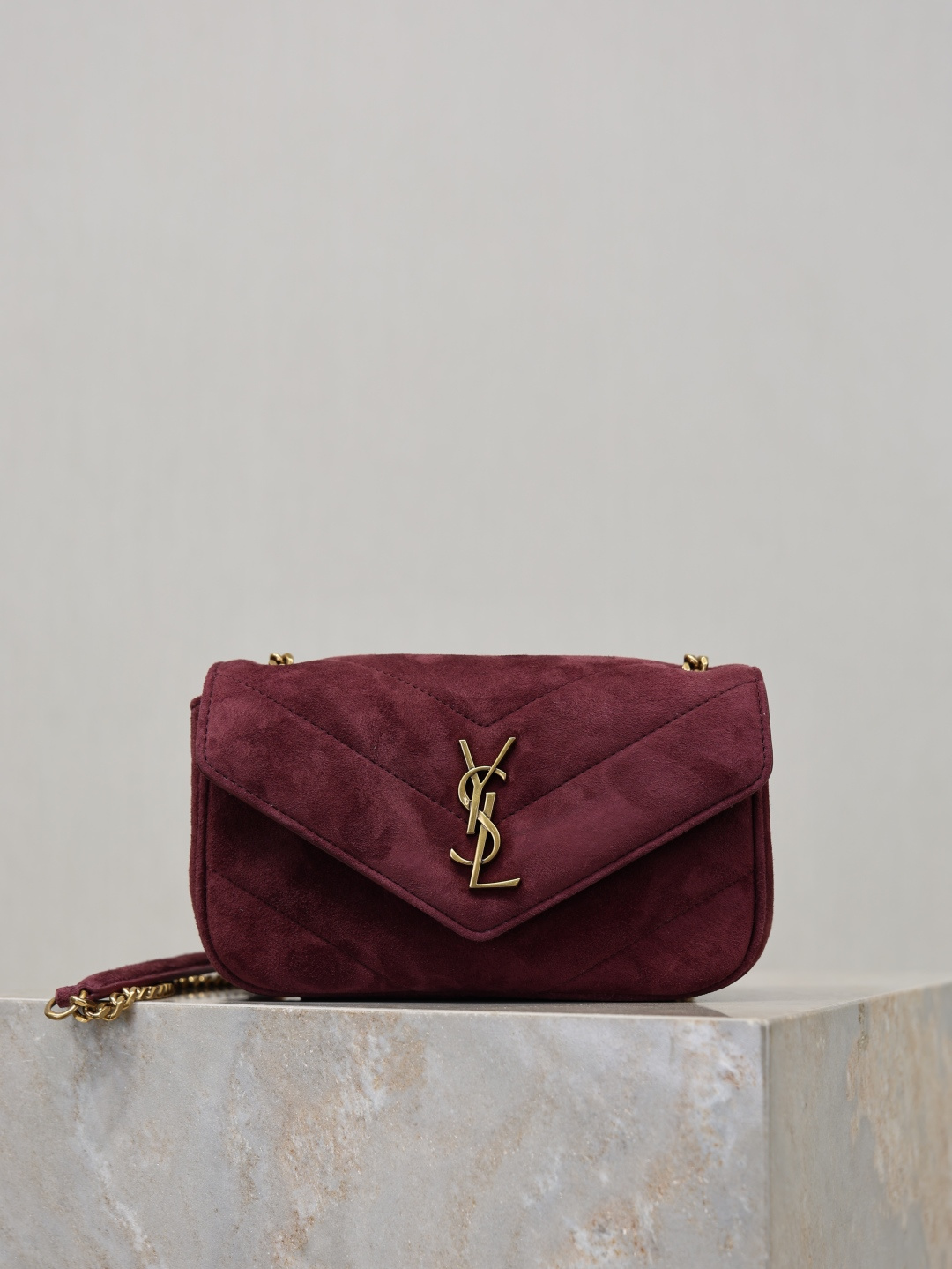 1:1 Replica YSL bag Suede model 20cm — Premium Replica