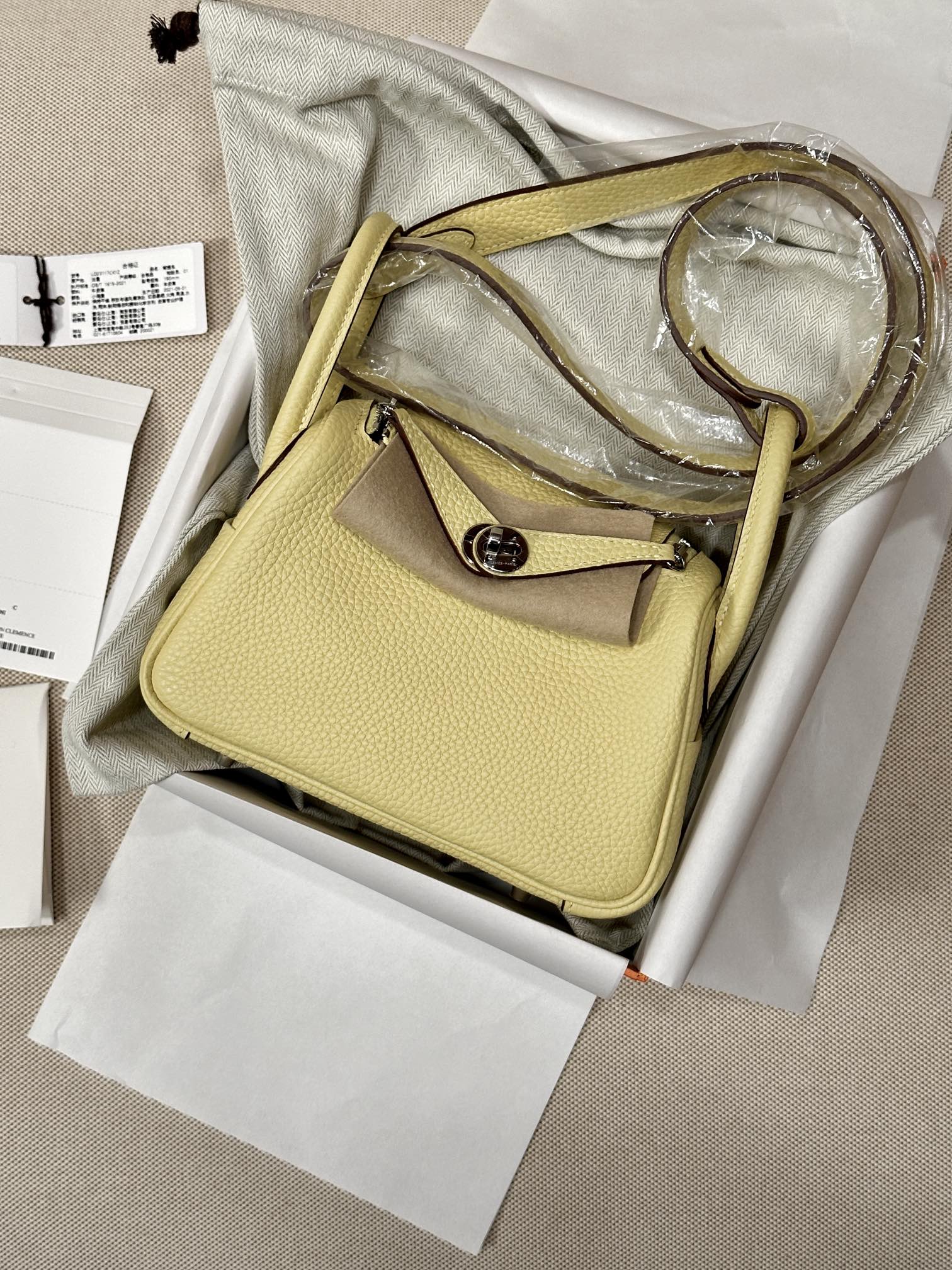 1:1 Replica Hermes bag Lindy mini TC — AAA Quality Replica