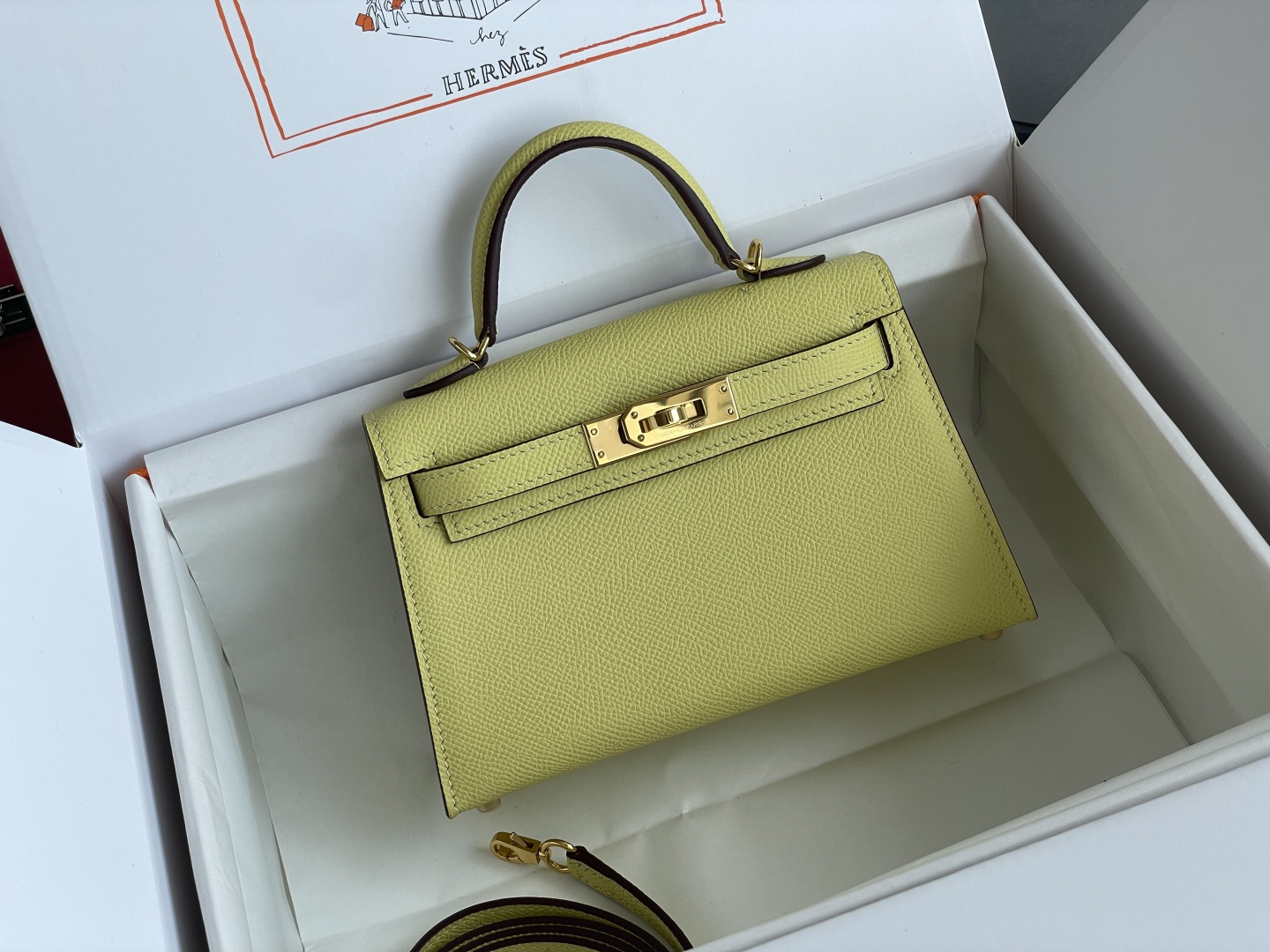 1:1 Replica Hermes bag 𝗠𝗶𝗻𝗶 𝗸𝗲𝗹𝗹𝘆 second generation — Premium Replica