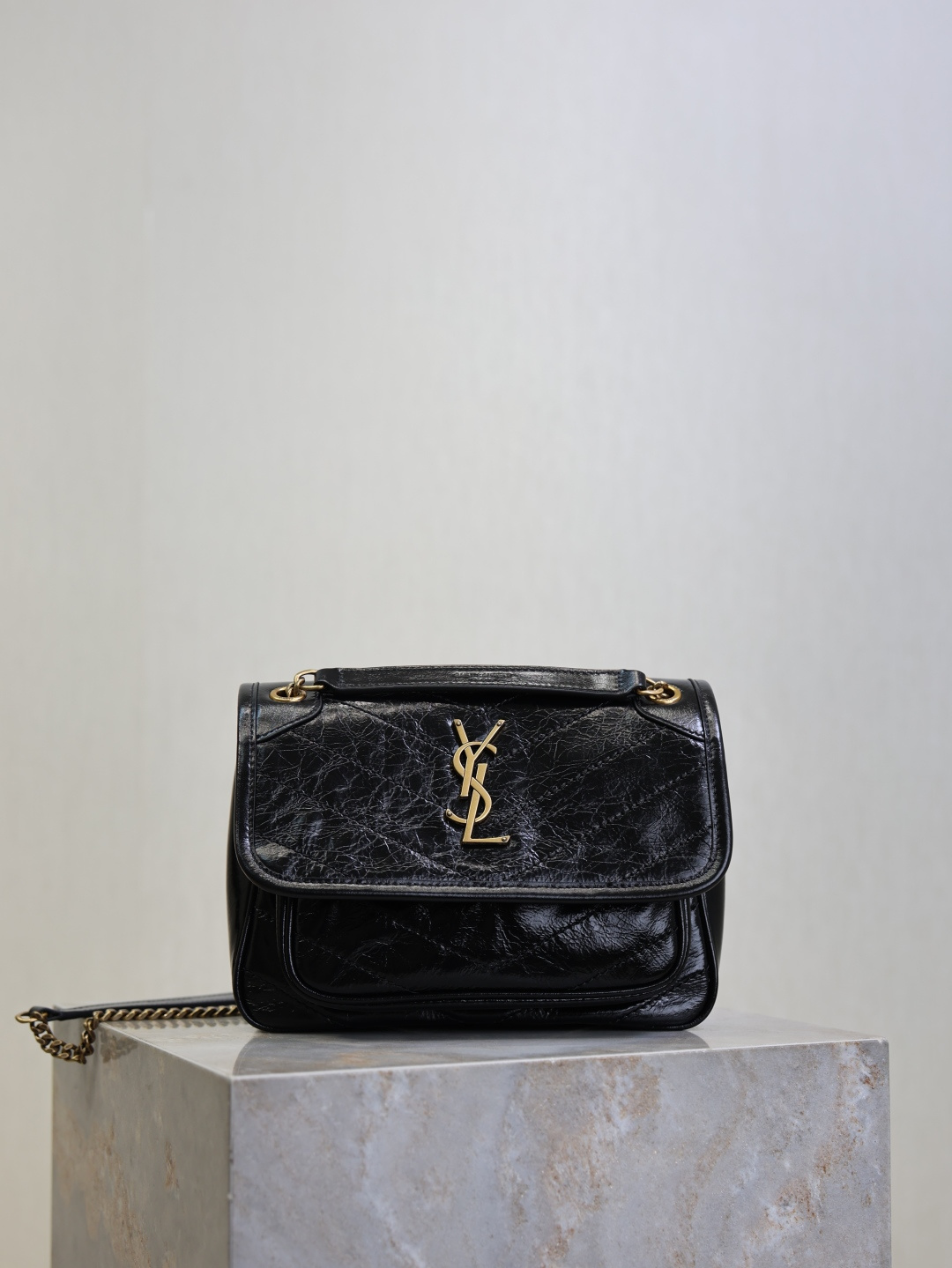 1:1 Replica YSL bag Black 22cm — Premium Replica