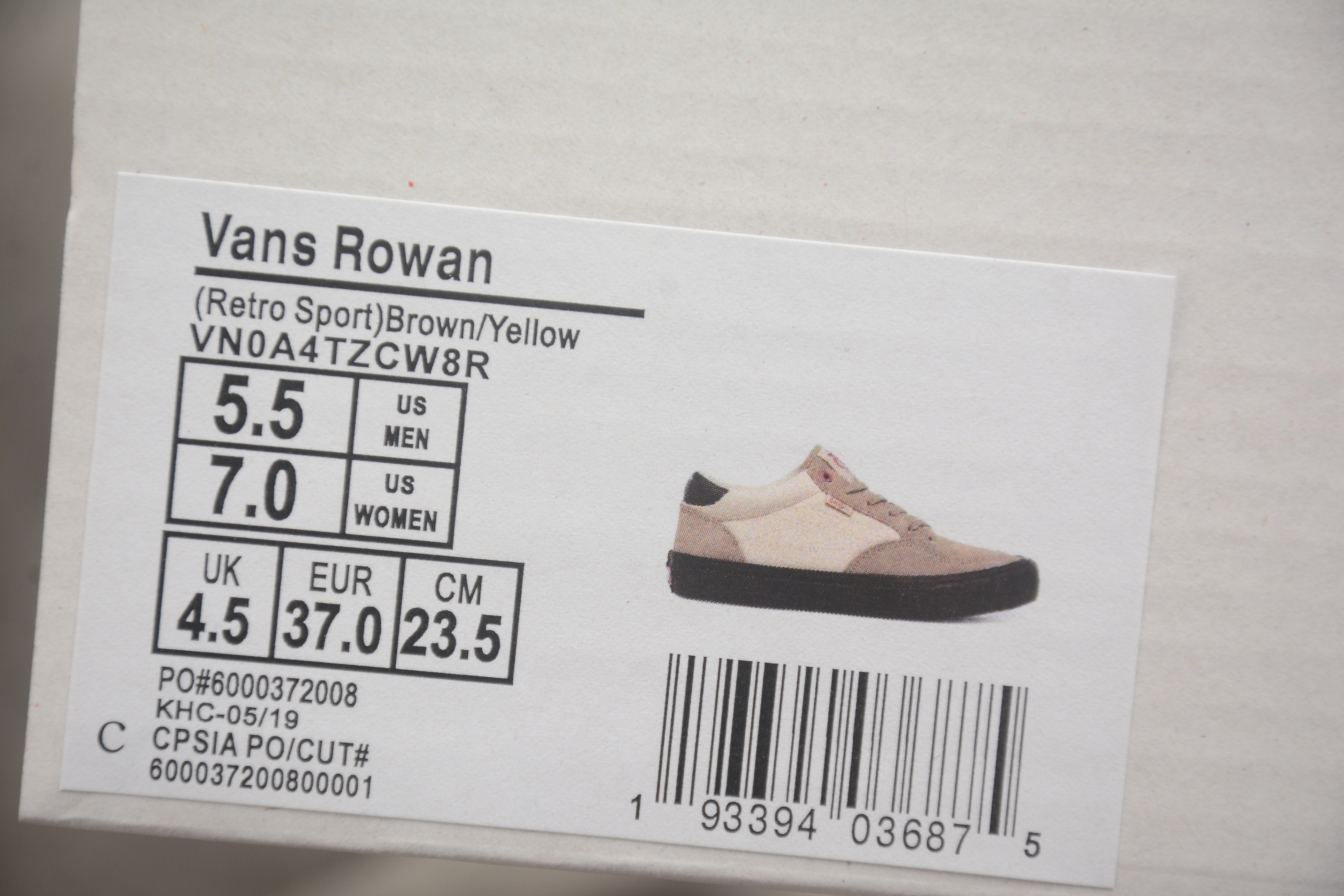 1:1 Replica Other Vans Skate Rowan Pro — Premium Replica