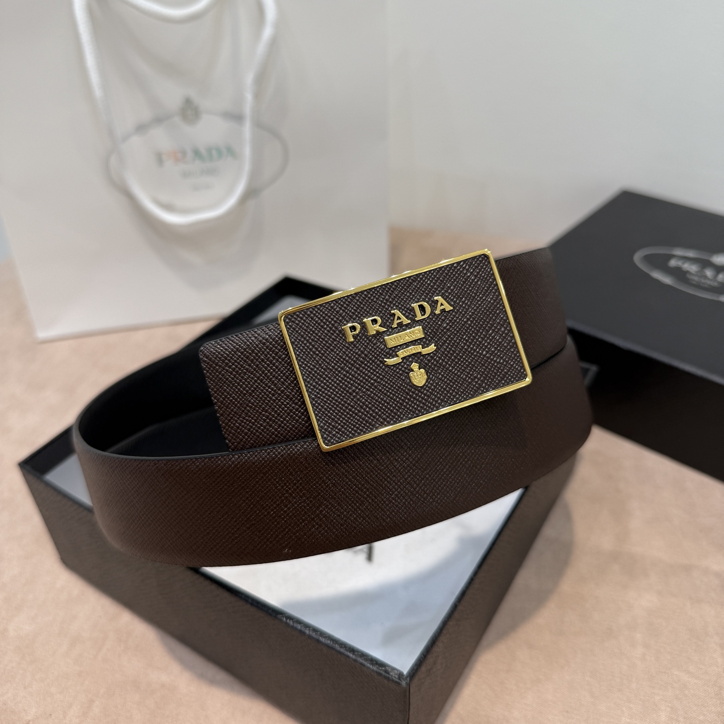 1:1 Replica Prada belt PRADA 3.4cm — 1:1 Replica