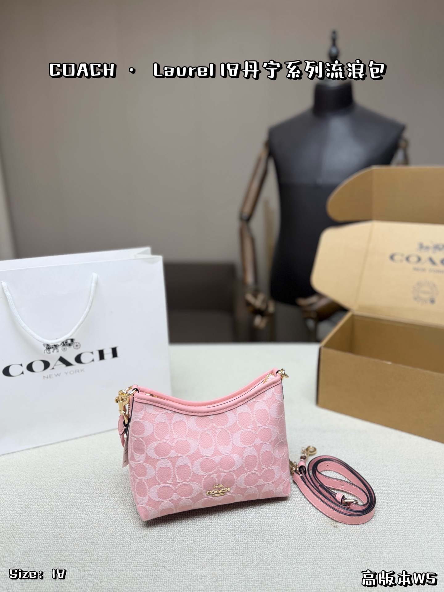 1:1 Replica COACH bag, with airplane case — 1:1 Replica