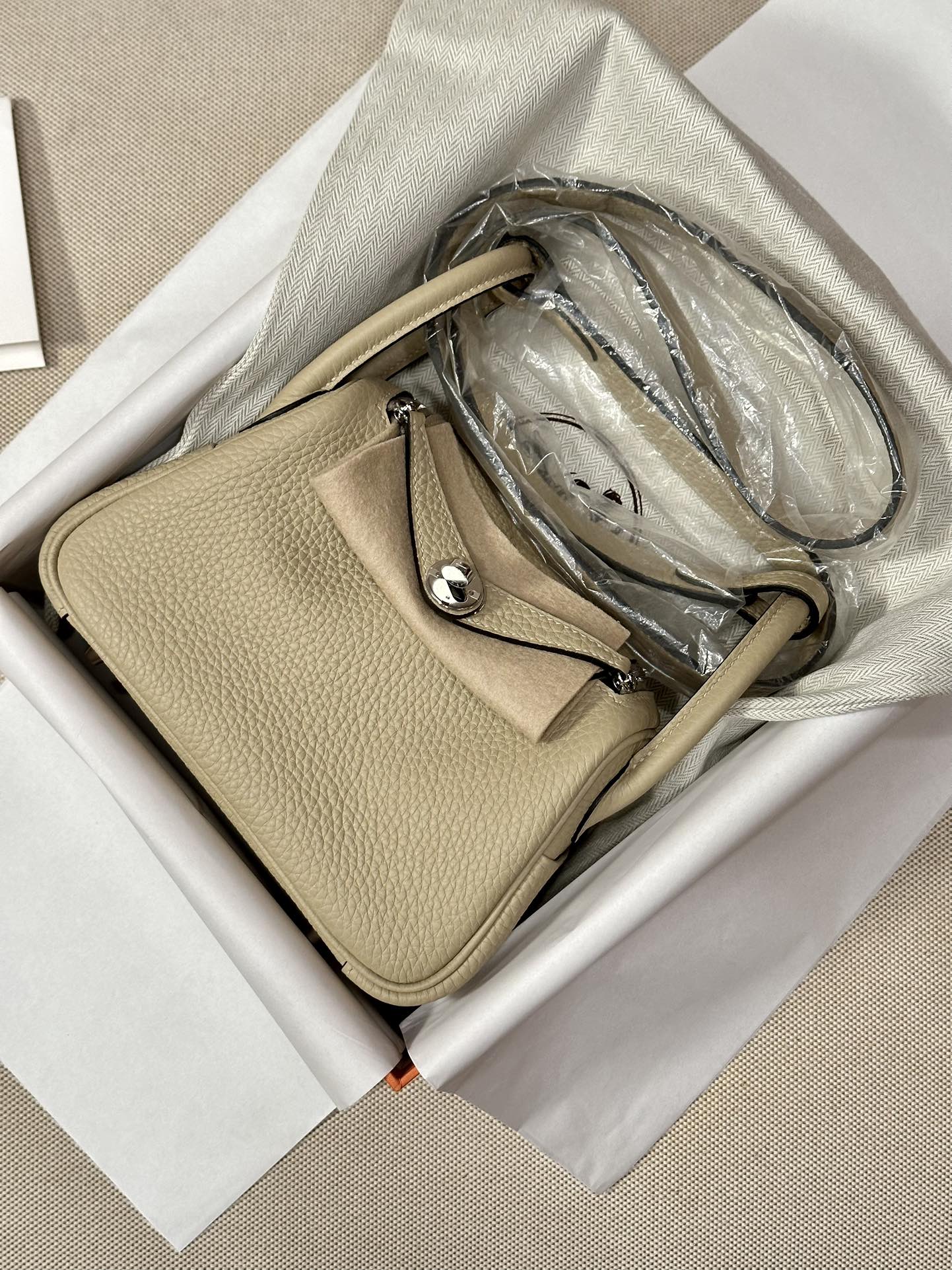 1:1 Replica Hermes bag Lindy mini TC — Premium Replica
