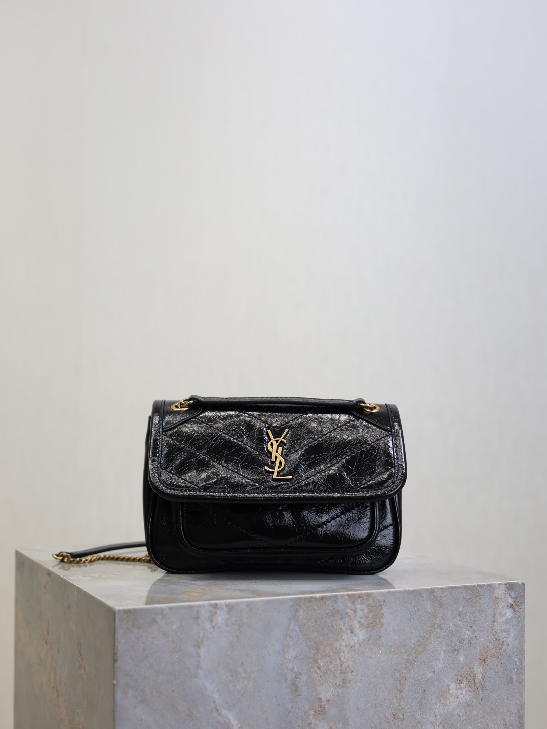 1:1 Replica YSL bag Black 18cm — 1:1 Replica