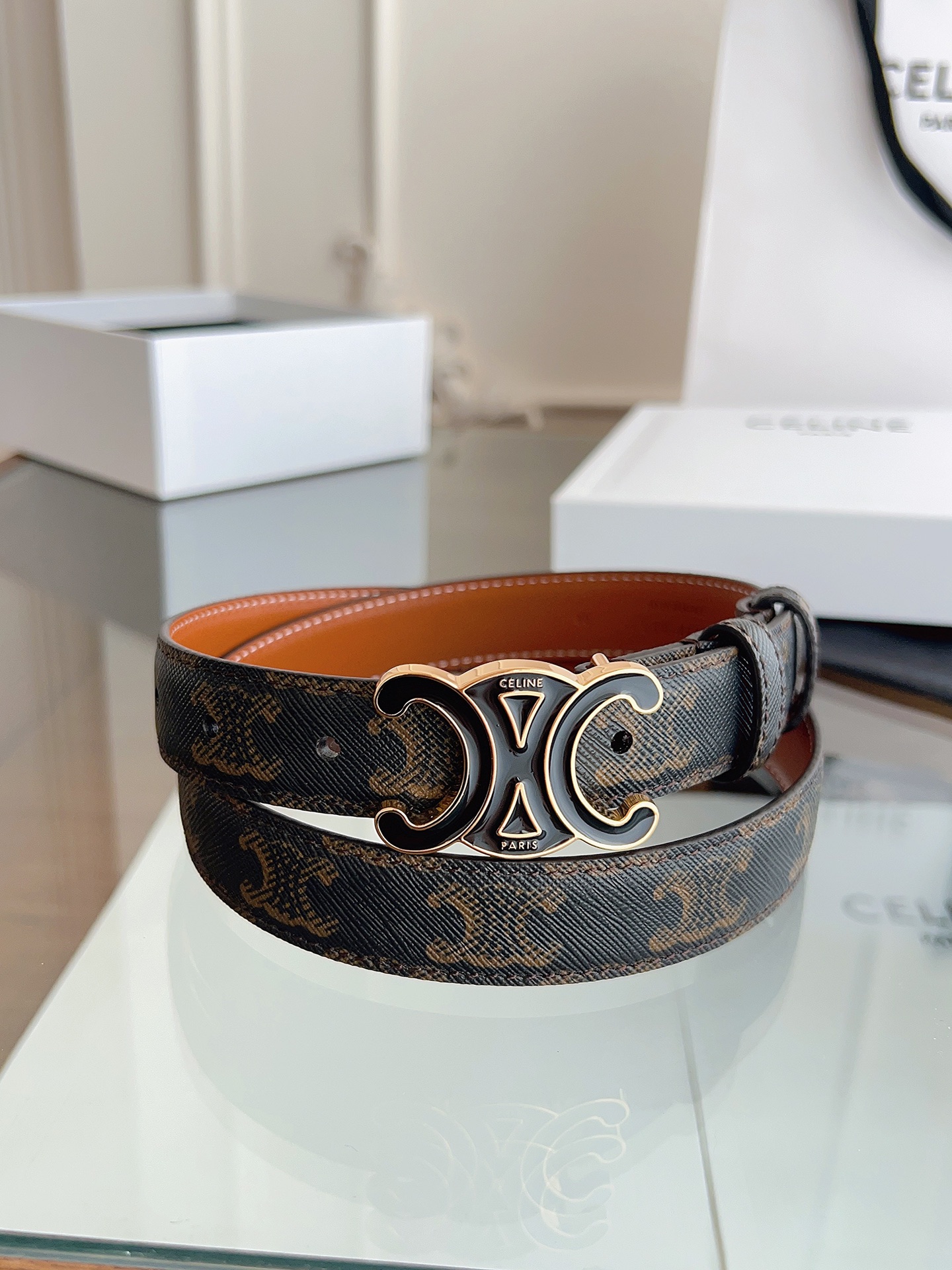 1:1 Replica CELINE belt Céline TRIOMPHE — 1:1 Replica